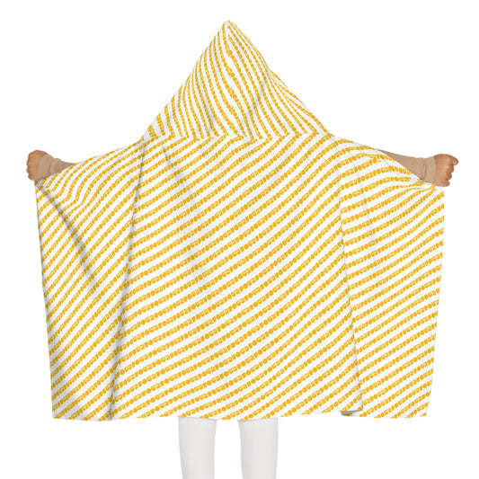 Striped Youth Hooded Towel - Perfect for Beach & Pool Days