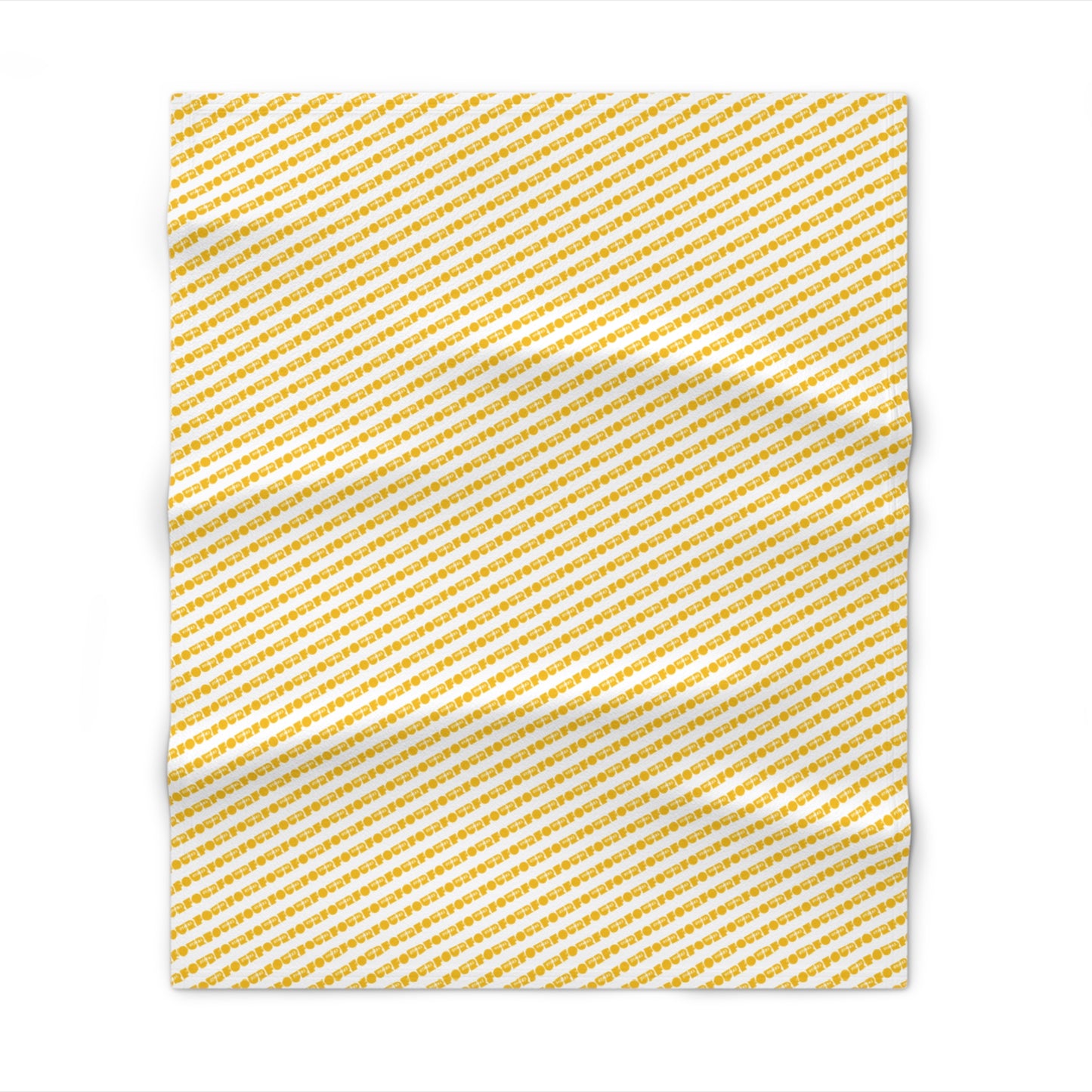 Cozy Yellow Patterned Throw Blanket - Perfect for Home Décor & Gifting