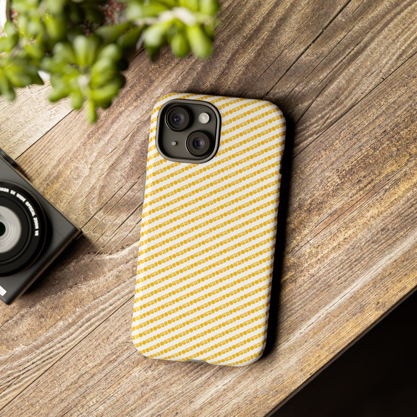 Bright Stripe Tough Phone Case - Durable Protection for Your Device